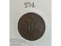 Finlanda 10 bani 1939