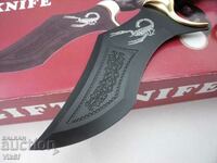 Scorpion shape and design collectible knife