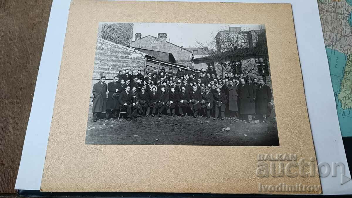 Picture Officers and men in suits 1932 Carton