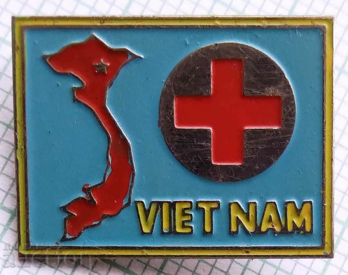 12906 Badge - Vietnam Red Cross with price 8.00 BGN | € 4.09
