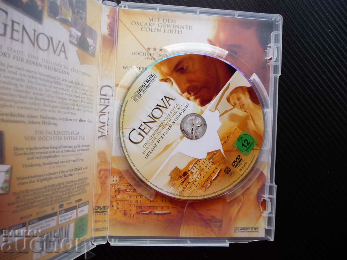 Genova Genoa Colin Firth Catherine Keener DVD Movie Drama with price 2.00 BGN | € 1.02