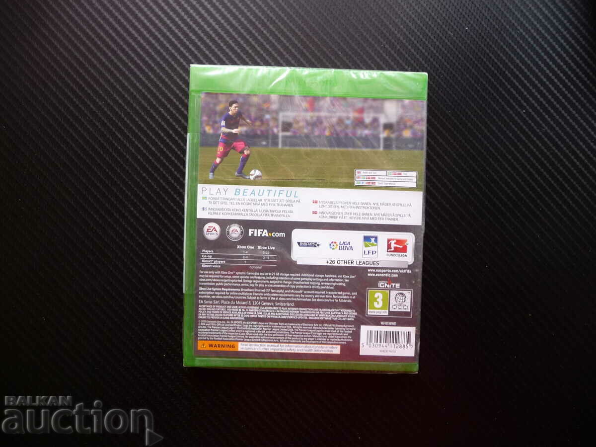 FIFA 16 XBOX console game football Legends Messi new FIFA with price 8.00 BGN | € 4.09