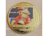 Michael Schumacher coin