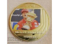 Michael Schumacher coin