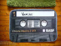 15. Carpet audio tape audio tape tape recorder cassette stereo