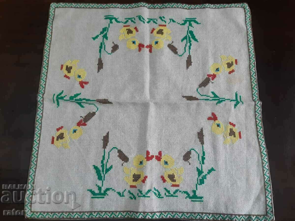 Embroidered checks, tablecloths LINEN PANAMA - 5 pieces. Square with price 21.99 BGN | € 11.24 Embroidered checks, tablecloths LINEN PANAMA - 5 pieces. Square with price 21.99 BGN | € 11.24