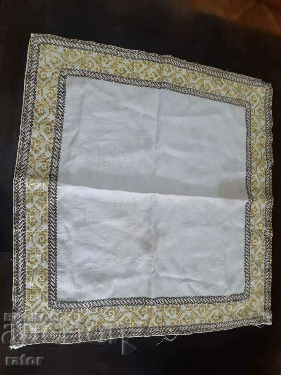 Embroidered checks, tablecloths LINEN PANAMA - 5 pieces. Square - 6 Embroidered checks, tablecloths LINEN PANAMA - 5 pieces. Square - 6