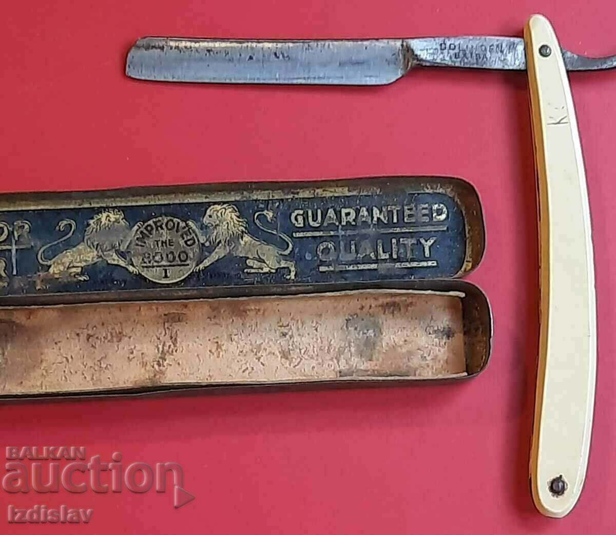 Auction Vintage Solingen razor with original box Auction Vintage Solingen razor with original box