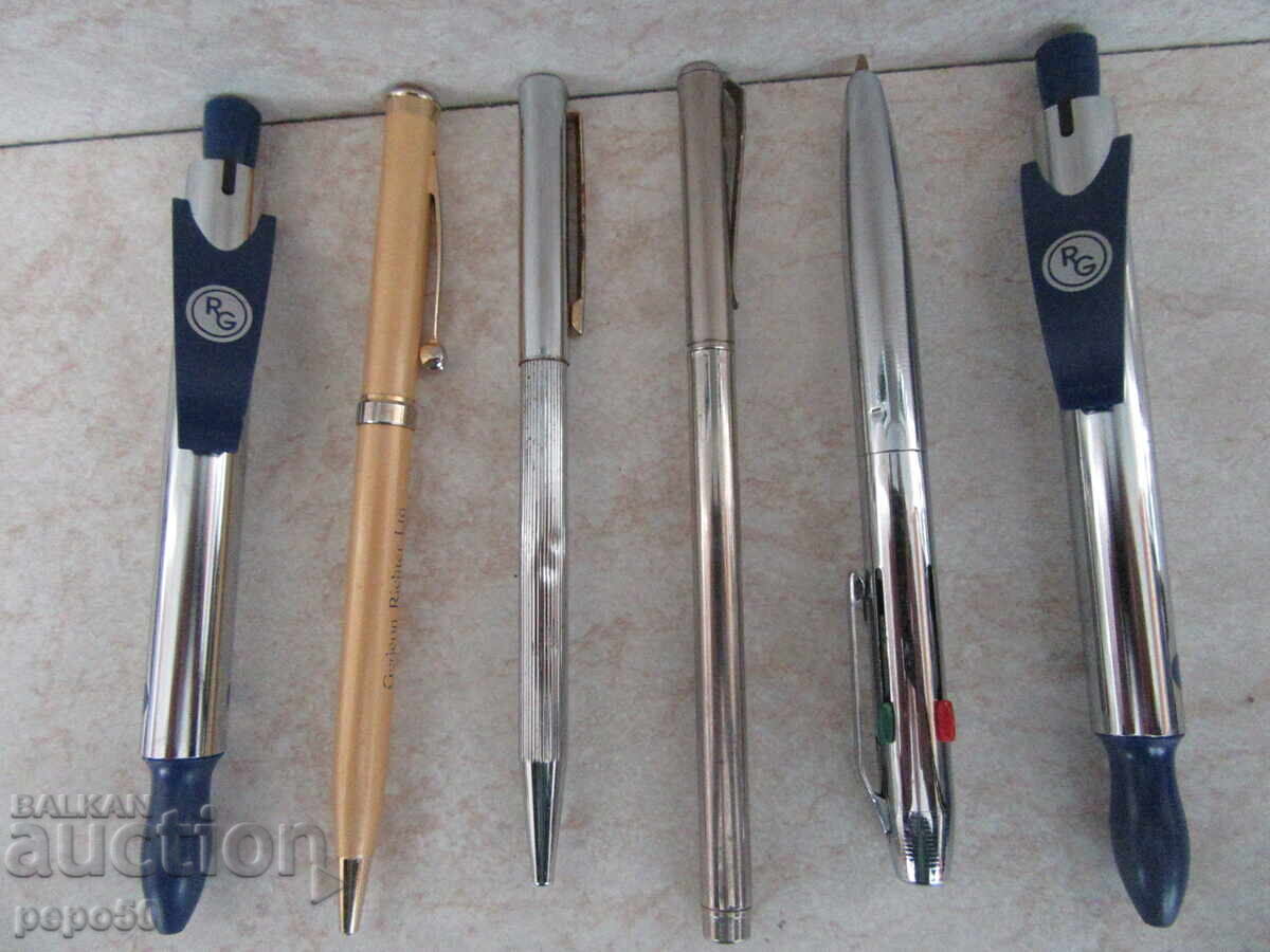 6 buc. STILOURI METALICE DE COLECȚIE