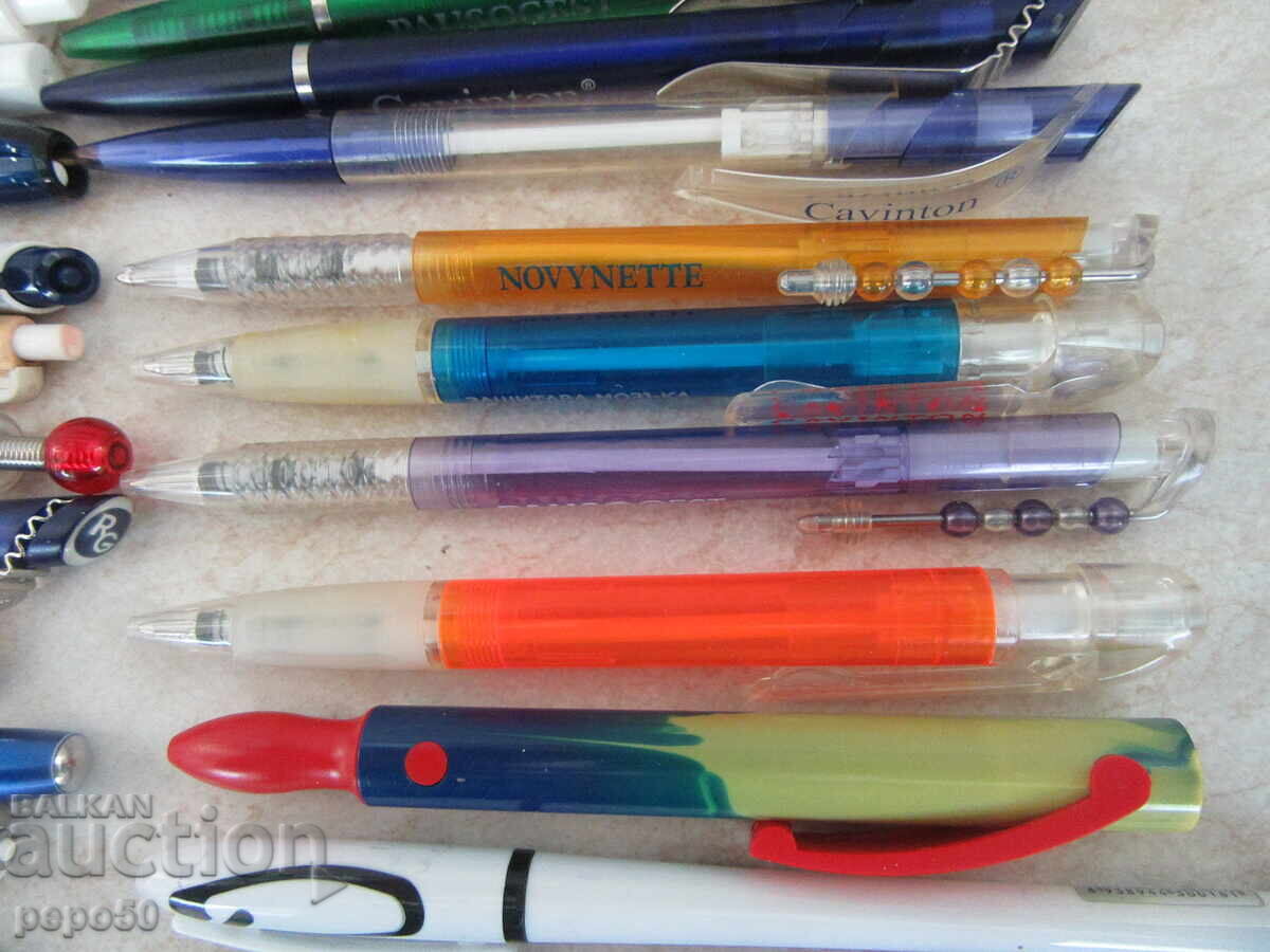 30 PCS. COLLECTIBLE PENS WITH INSCRIPTIONS - 5