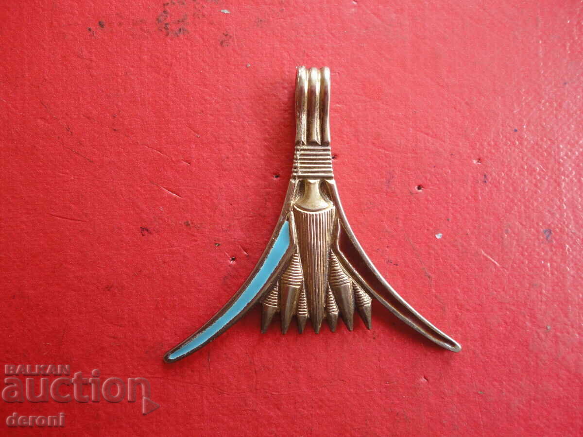 925 Enamel Gold Plated Silver Lotus Locket - 7 925 Enamel Gold Plated Silver Lotus Locket - 7