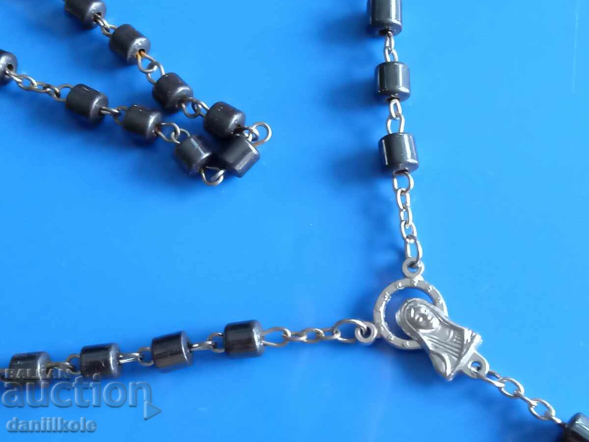 *$*Y*$* NATURAL HEMATITE CROSS NECKLACE AWESOME *$*Y*$* - 5 *$*Y*$* NATURAL HEMATITE CROSS NECKLACE AWESOME *$*Y*$* - 5