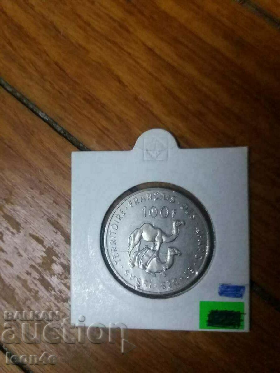 Τζιμπουτί 100 φράγκα 1970