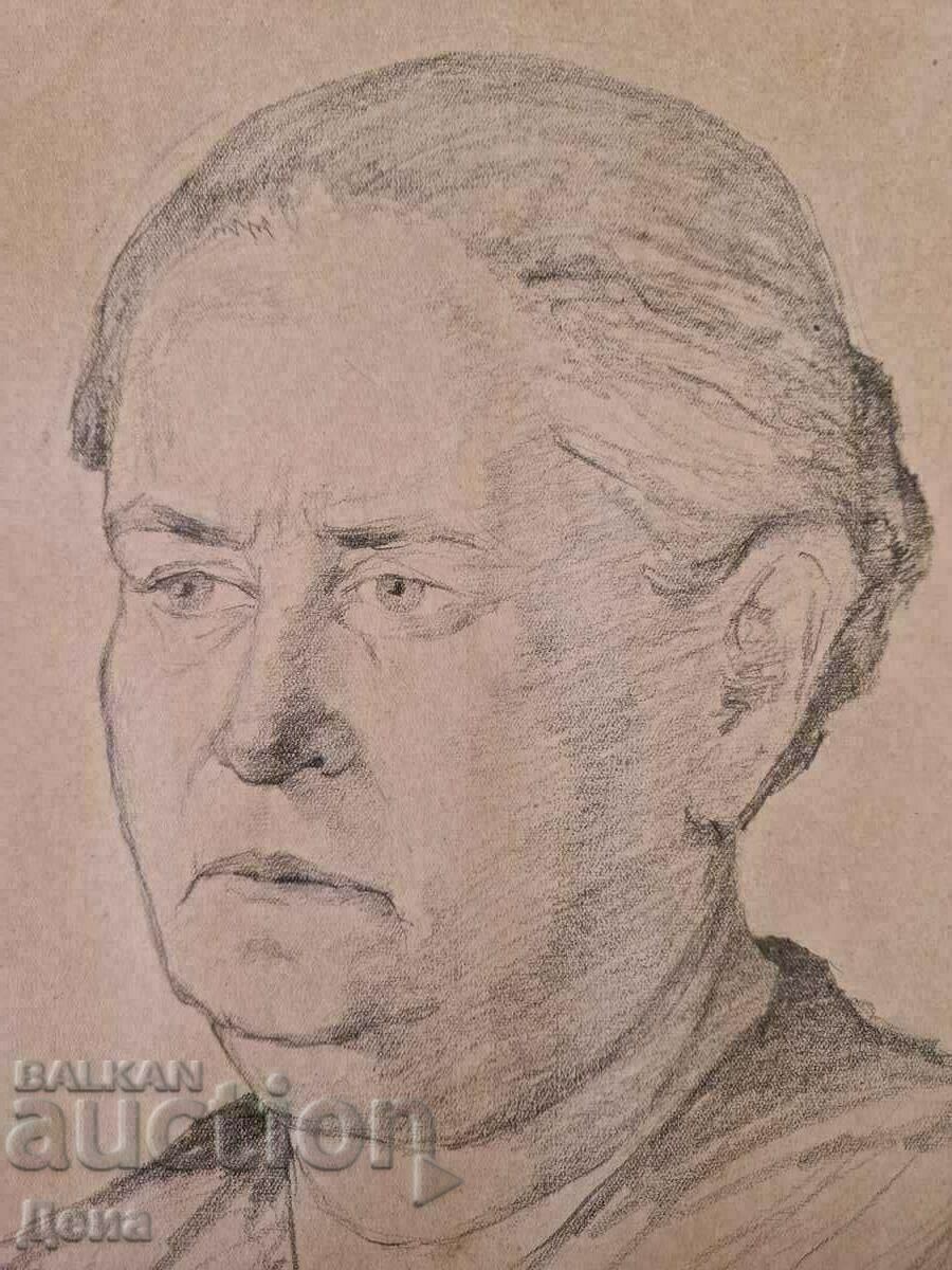Licitație Un desen vechi, magistral din anii 1930.