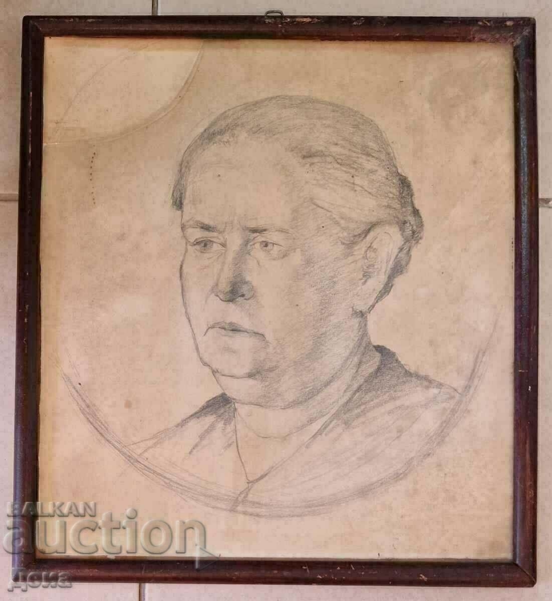 Un desen vechi, magistral din anii 1930.