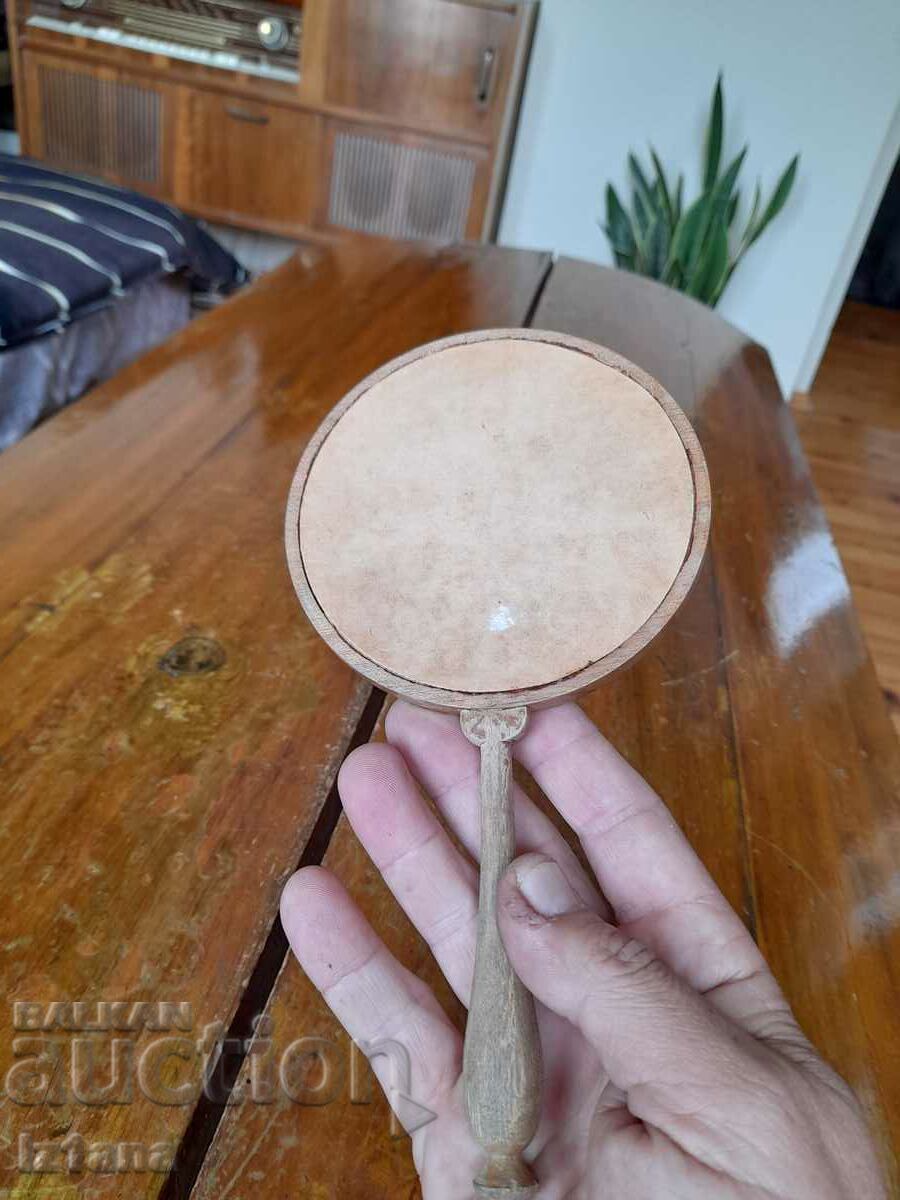 Oglindă veche din lemn, oglindă - 5