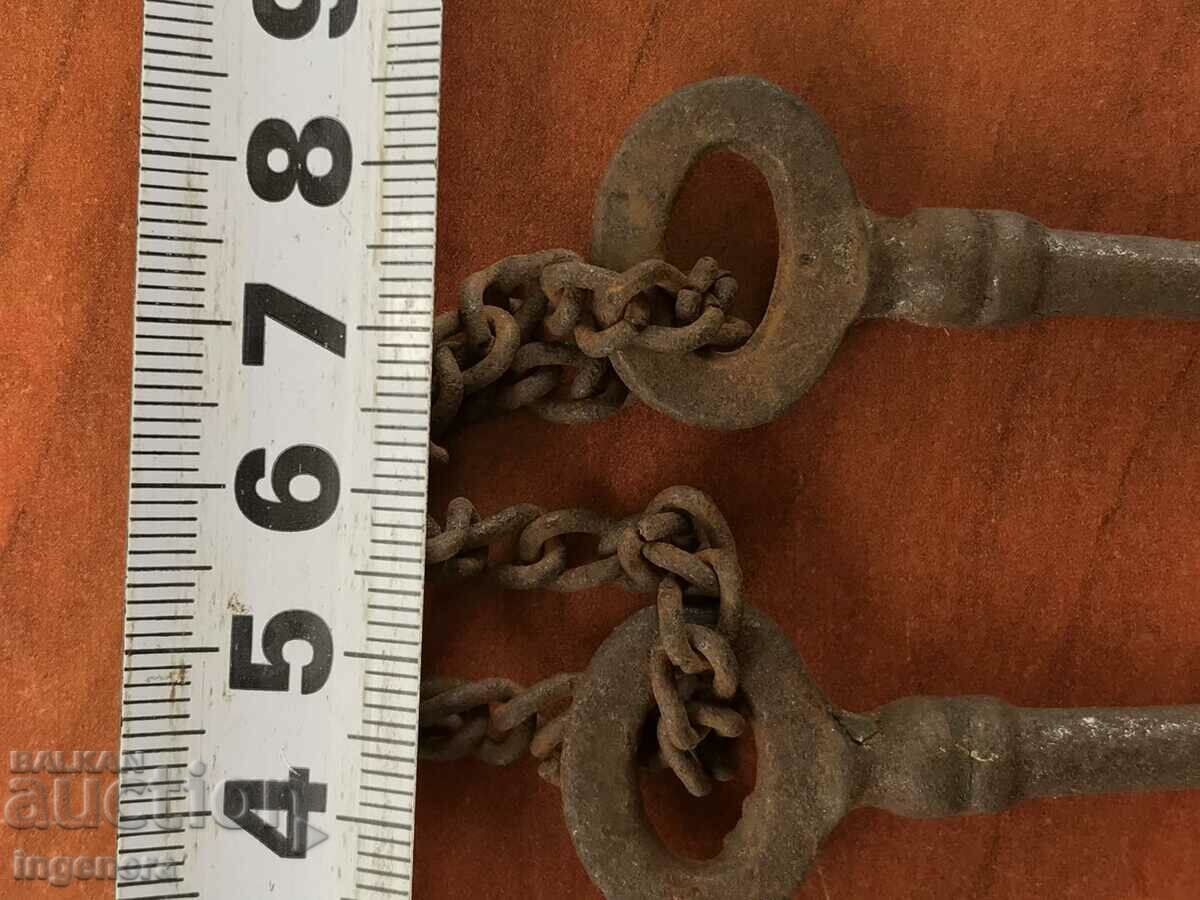ANTIQUE KEY FROM GRANDMOTHER AND GRANDFATHER'S BOXES PADLOCK LATCH-2 NOS. - 5 ANTIQUE KEY FROM GRANDMOTHER AND GRANDFATHER'S BOXES PADLOCK LATCH-2 NOS. - 5