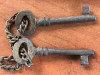 CHEIE ANTICHĂ DE LA CUTIILE BUNII ȘI BUNICULUI LACAT LACAT-2 NR.