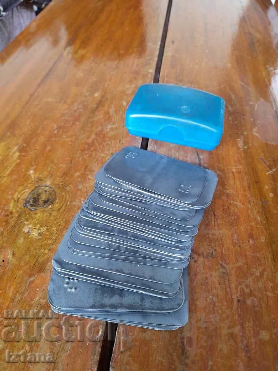 Old Braille playing cards with price 90.00 BGN | € 46.02 Old Braille playing cards with price 90.00 BGN | € 46.02