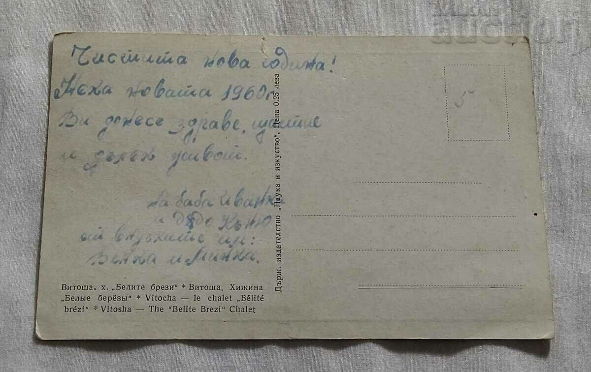 VITOSHA HOLIDAY "WHITE BIRCHES" P.K. 1959 with price 2.00 BGN | € 1.02