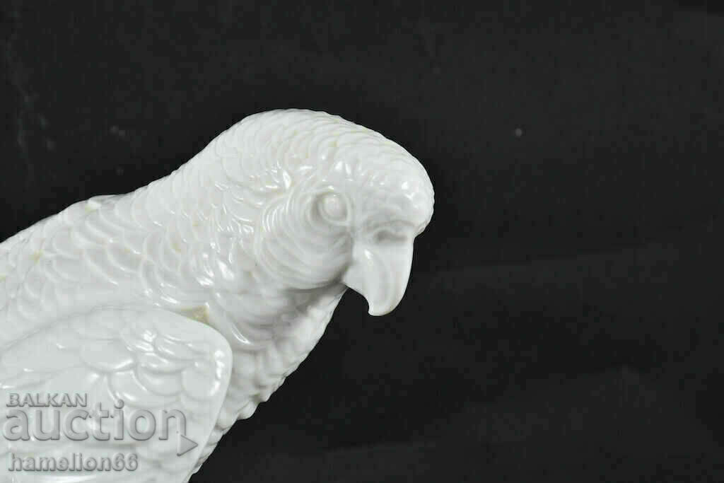 Porcelain statuette. parrot Ens porcelain, rare with price 390.00 BGN | € 199.40 Porcelain statuette. parrot Ens porcelain, rare with price 390.00 BGN | € 199.40