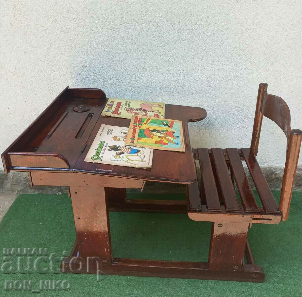 Детски Ученически чин Австро-Унгария 19 век - 6 Детски Ученически чин Австро-Унгария 19 век - 6