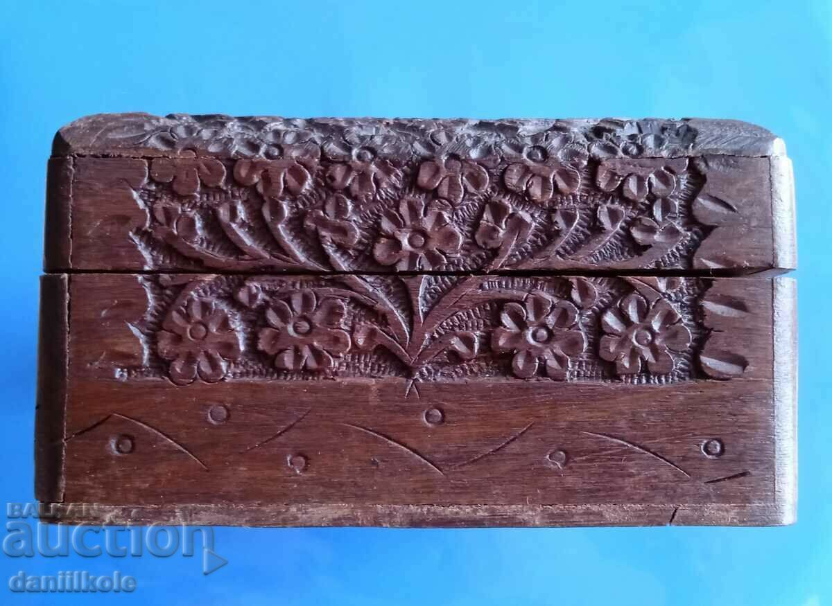 *$*Y*$* CUTIE VECHE DIN LEMN STEJAR 100 G *$*Y*$* - 5