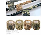 Camouflage tapes - 5m x 5 cm for weapons, fishing rods, camping