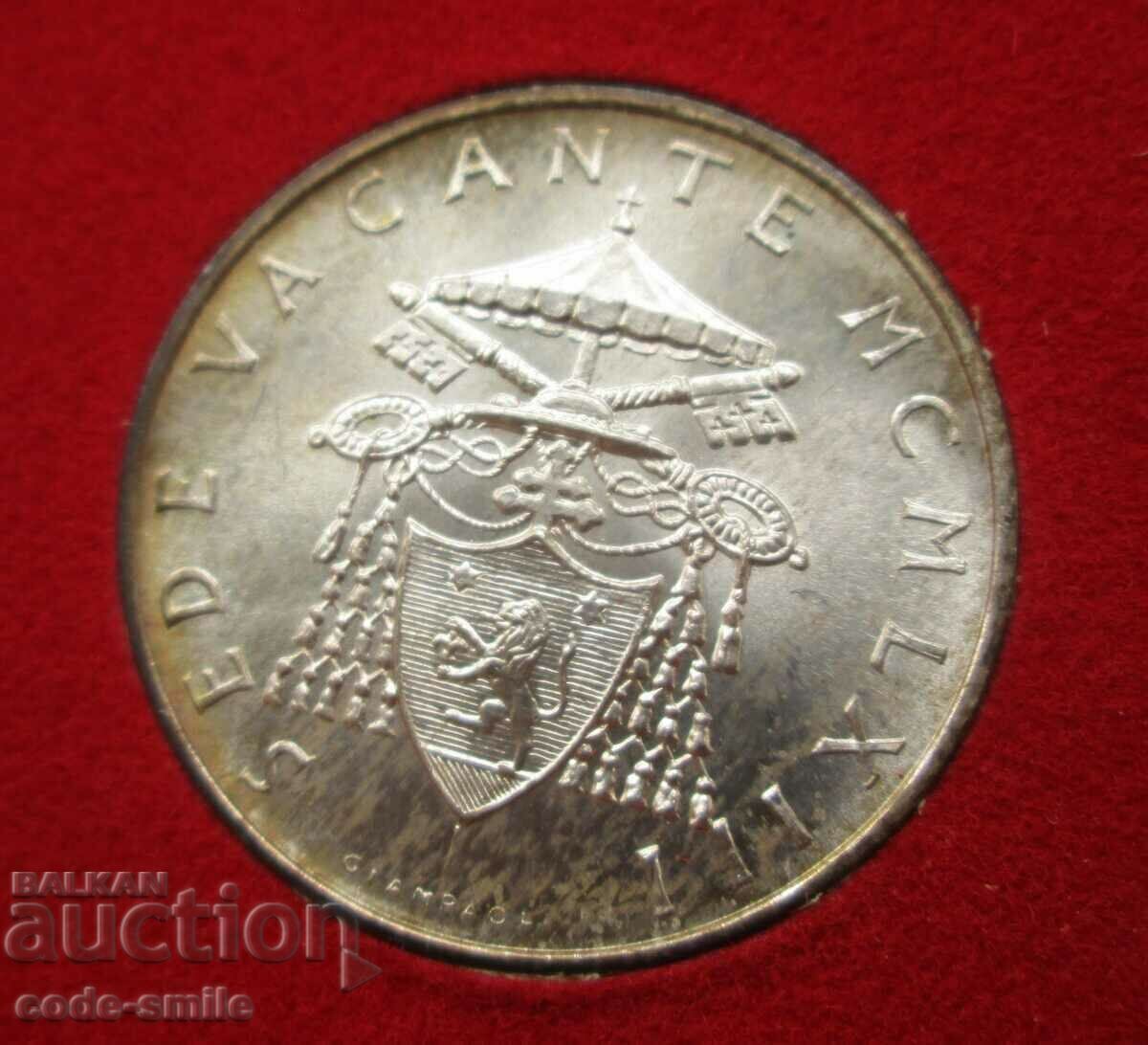 Silver Catholic Jubilee Coin Vatican Italy - 7 Silver Catholic Jubilee Coin Vatican Italy - 7