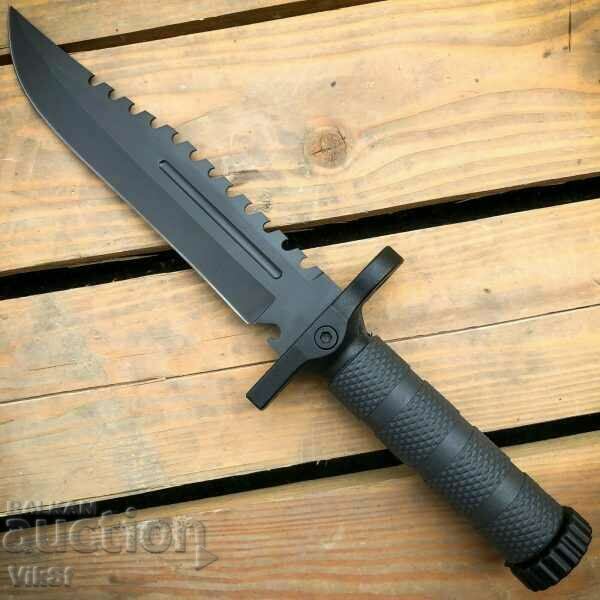 Cuțit tactic de supraviețuire fix 178 x 317 mm cu preț 31.00 BGN | € 15.85 Cuțit tactic de supraviețuire fix 178 x 317 mm cu preț 31.00 BGN | € 15.85