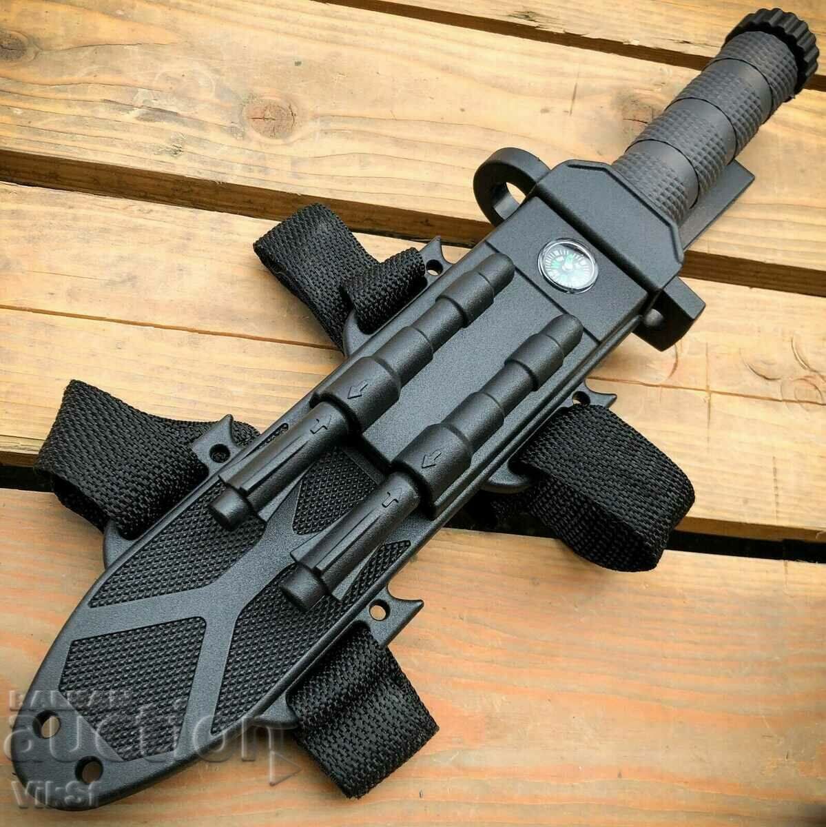 Livrarea Cuțit tactic de supraviețuire fix 178 x 317 mm Livrarea Cuțit tactic de supraviețuire fix 178 x 317 mm