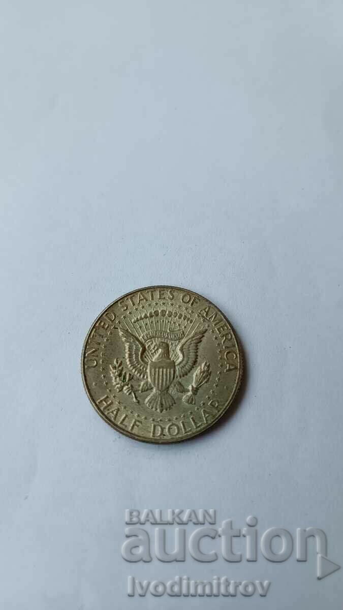 USA 50 cenți 1967 Argint