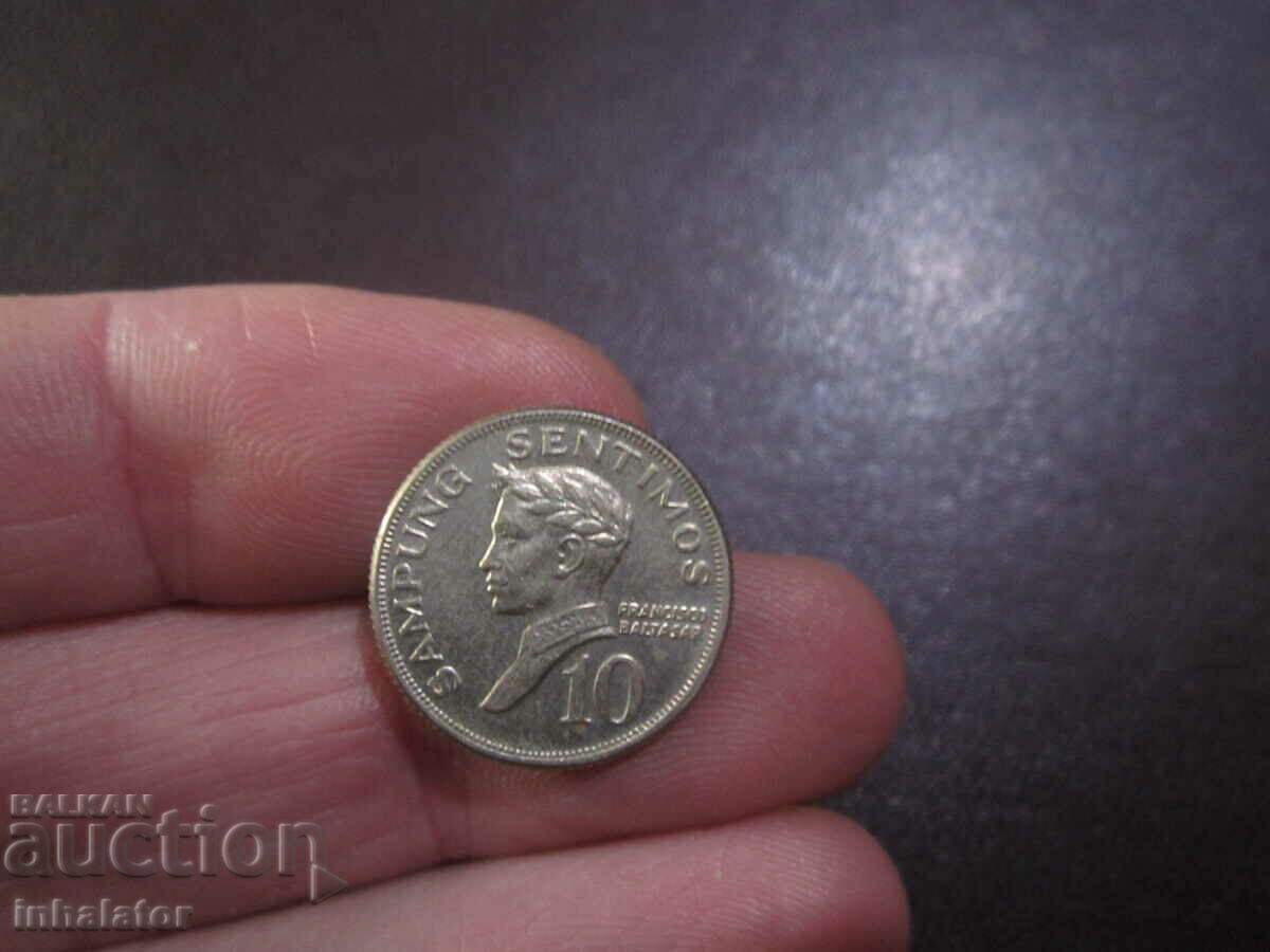 Filipine 10 centimo 1972