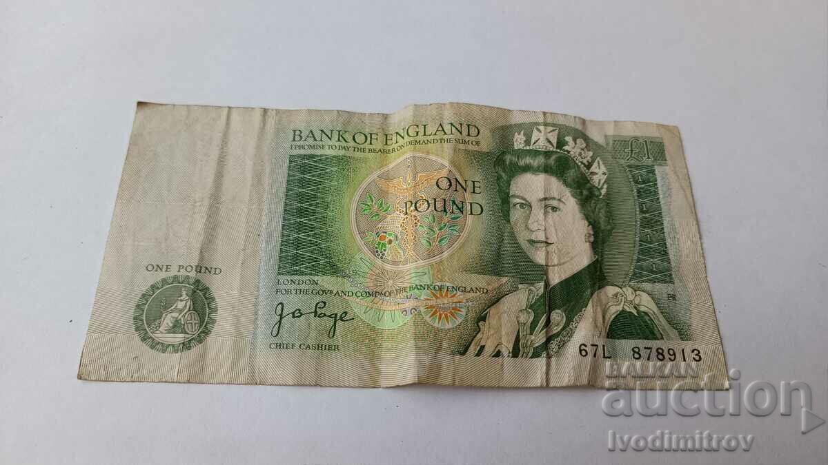 England 1 pound 1978