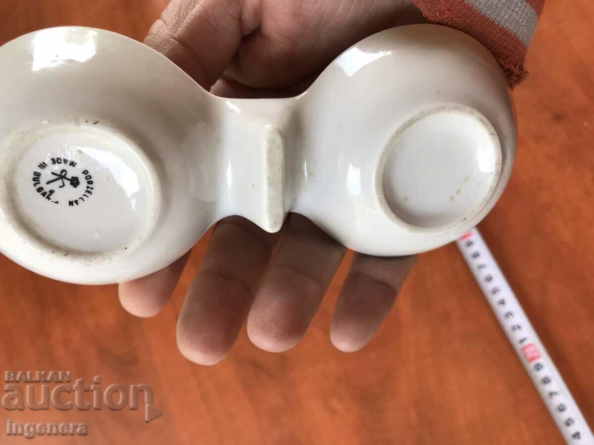PORCELAIN SALT PIPERNICA BULGARIA - 5 PORCELAIN SALT PIPERNICA BULGARIA - 5