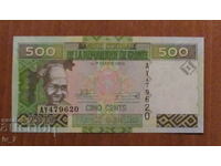 500 francs 2017, Guinea - UNC