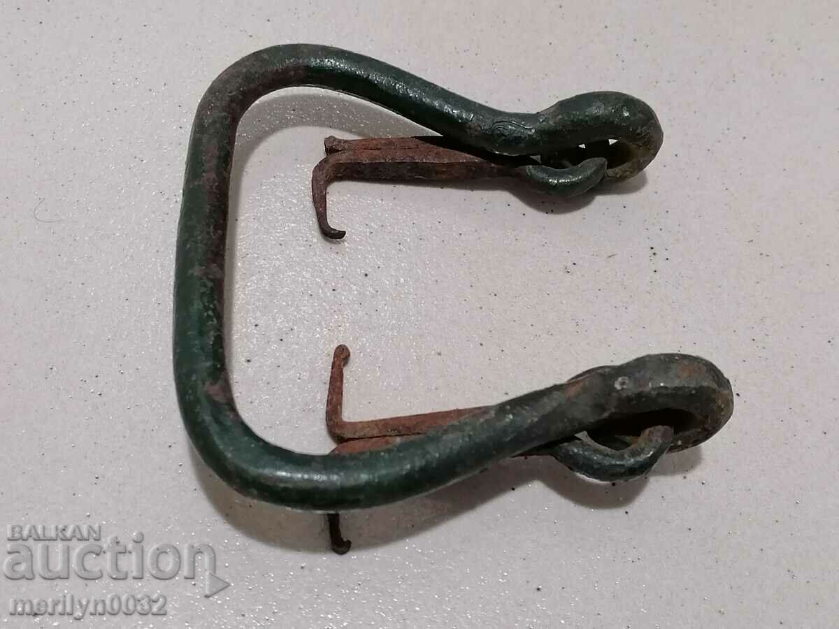 Wrought iron wicker handle - 5