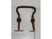 Wrought iron wicker handle