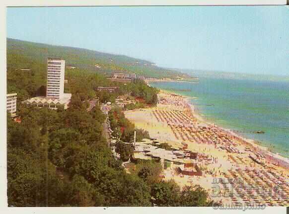 Καρτ ποστάλ Βουλγαρία Βάρνα Golden Sands Εμφάνιση 1 *