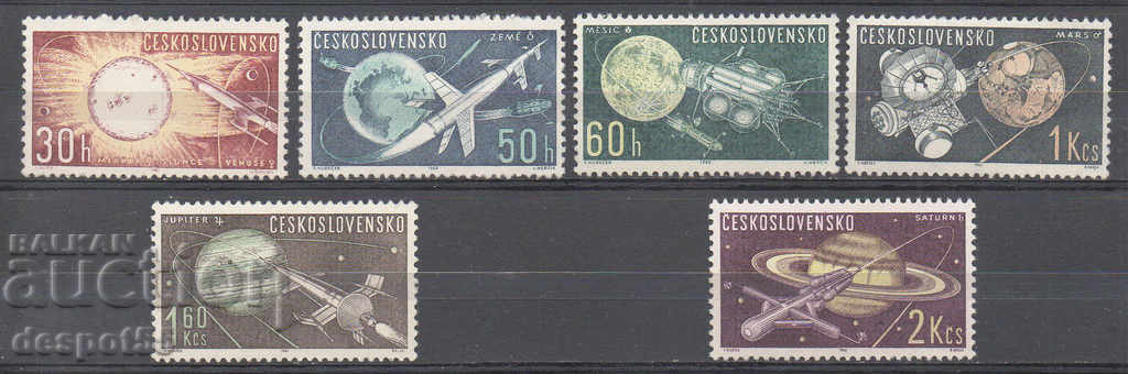 1963. Cehoslovacia. Cercetare spatiala.