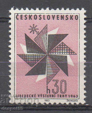 1963 Cehoslovacia. Târg de bunuri de larg consum în Liberec