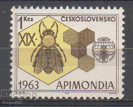 1963. Cehoslovacia. Congresul Internațional de apicultori.