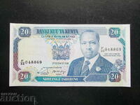 KENYA, 20 Shillings, 1988, AU+