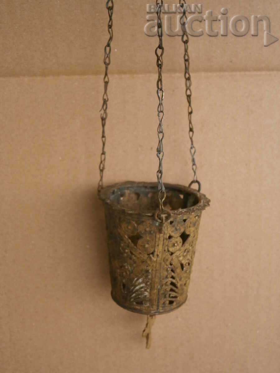 Auction Old bronze sconce from a flickering home icon Auction Old bronze sconce from a flickering home icon