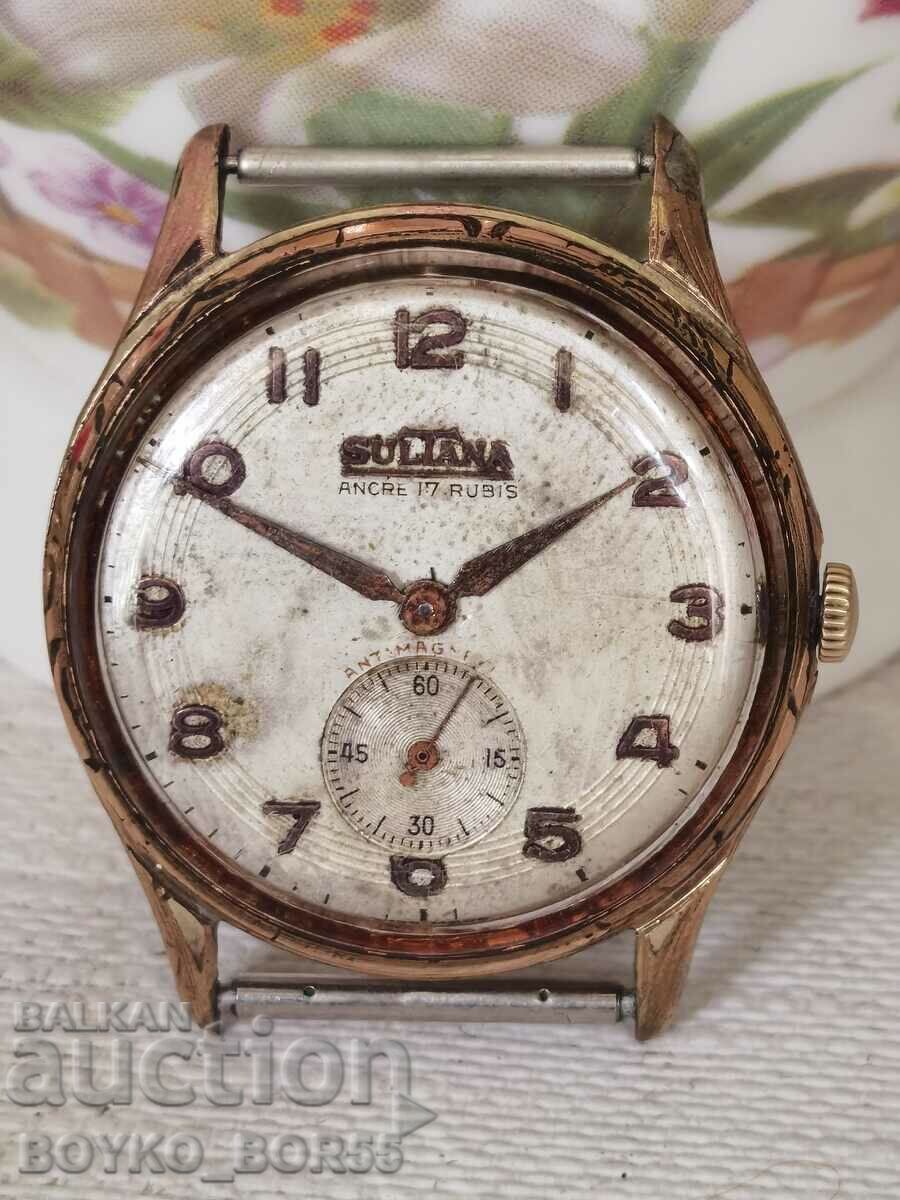 Rare Swiss Manual Mechanical Watch SULTANA Sultana