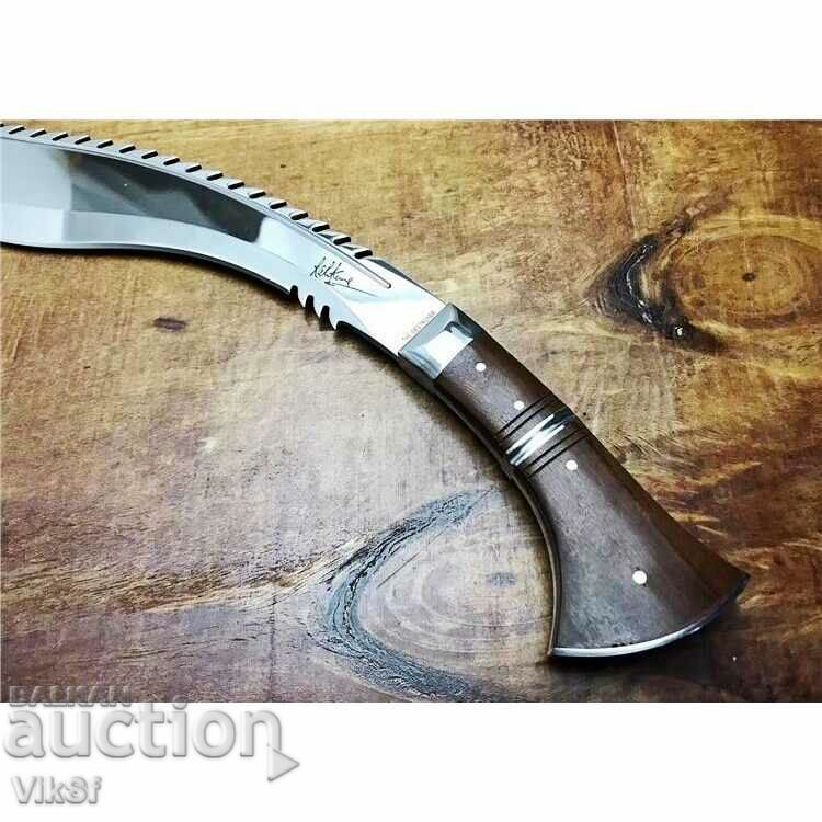 Nepalese kukri with a leather kaniya and wooden stoves 300x440 with price 125.50 BGN | € 64.17 Nepalese kukri with a leather kaniya and wooden stoves 300x440 with price 125.50 BGN | € 64.17