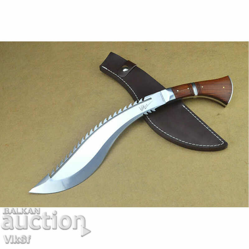 Auction Nepalese kukri with a leather kaniya and wooden stoves 300x440 Auction Nepalese kukri with a leather kaniya and wooden stoves 300x440