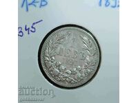 Bulgaria 1 lev 1891 argint. Pentru colectie!