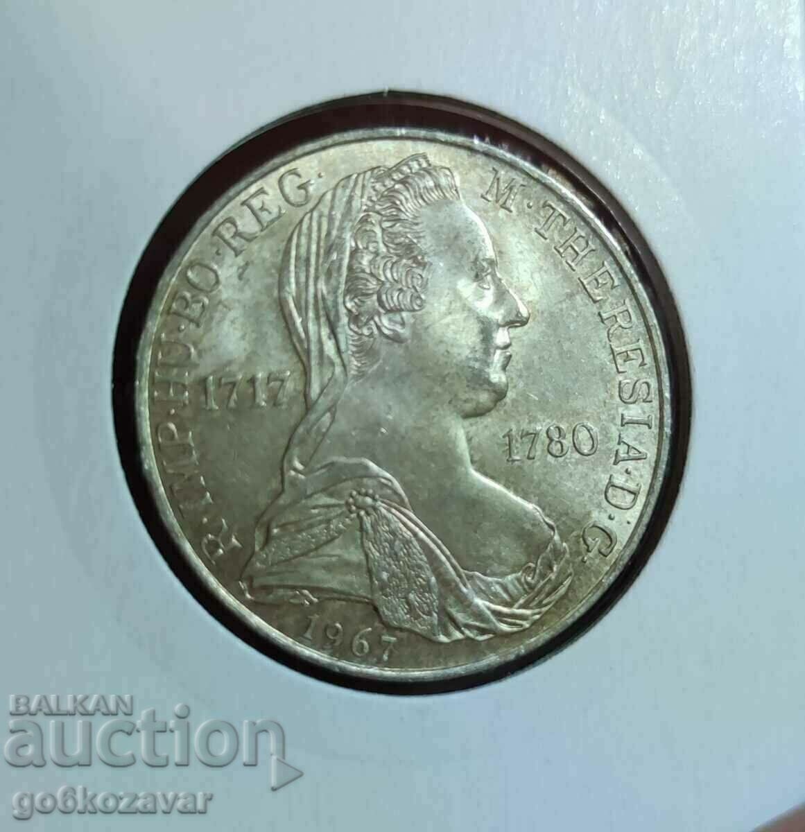 Austria 25 Shillings 1967 Silver UNC