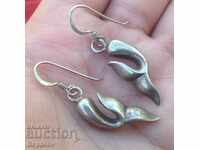 Silver Earrings Dolphin